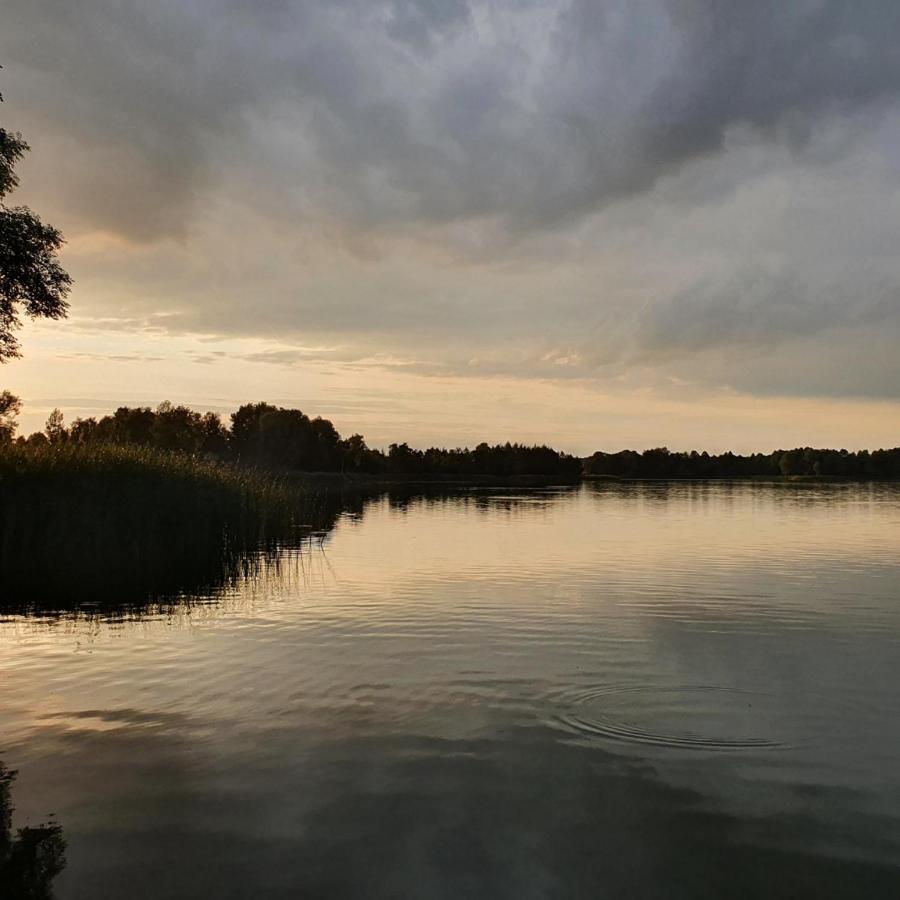 Domek Letniskowy Drewniany Nad Jeziorem Strzeszowskim Nowy Bagian luar foto