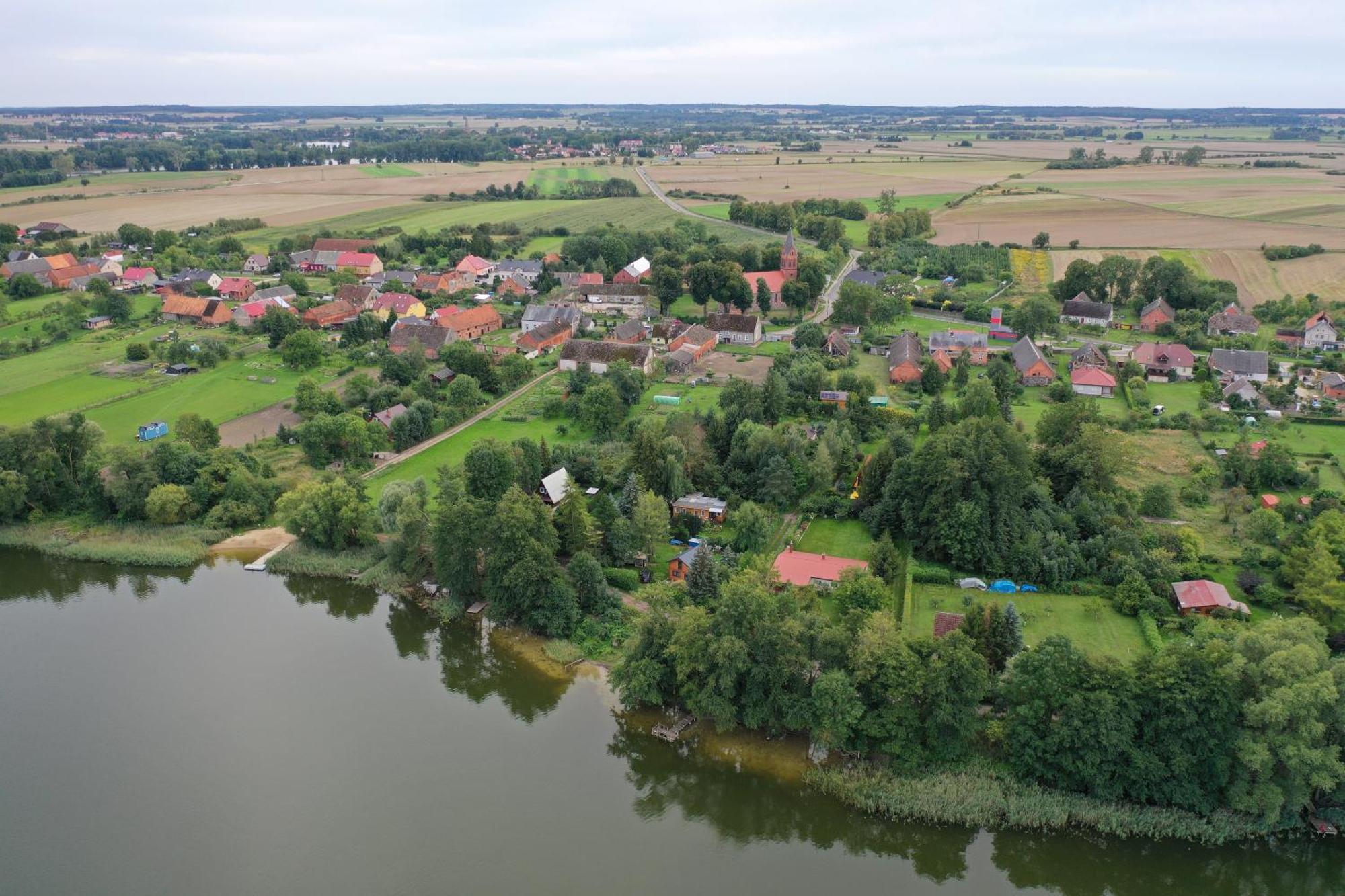 Domek Letniskowy Drewniany Nad Jeziorem Strzeszowskim Nowy Bagian luar foto