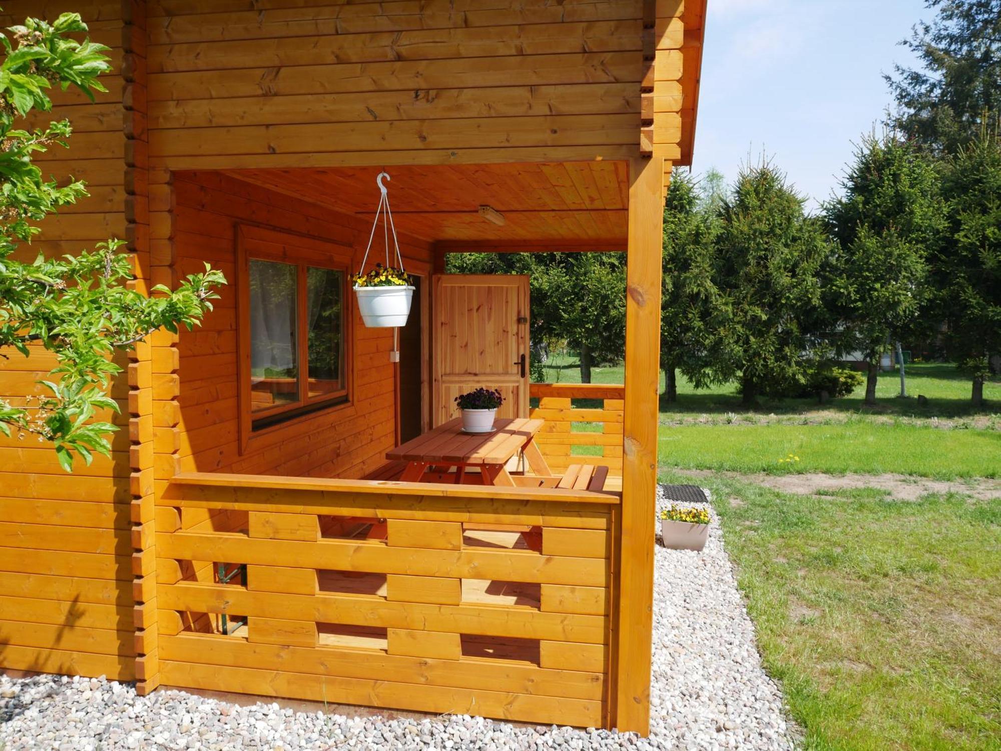 Domek Letniskowy Drewniany Nad Jeziorem Strzeszowskim Nowy Bagian luar foto